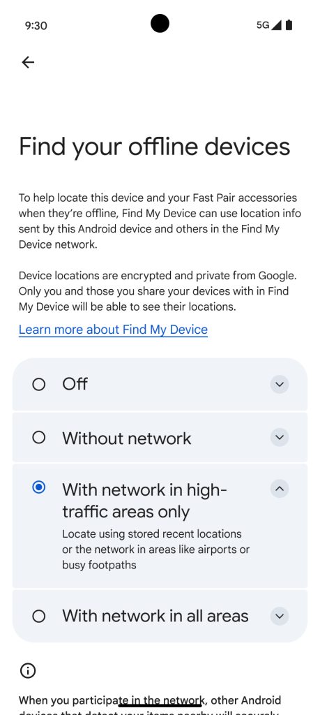 google find my device on android