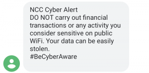 NCC cyber alert #beCyberaware