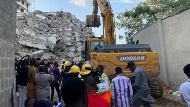 Ikoyi Building Collapse - the effort to find survivors
