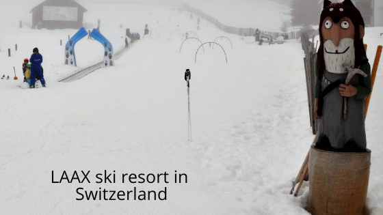 LAAX ski resort in Switzerland