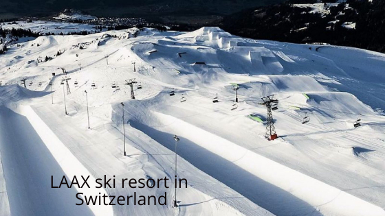 LAAX ski resort in Switzerland
