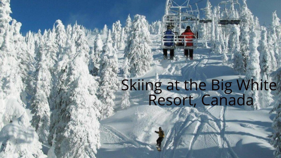 Skiing at the Big White Resort, Canada